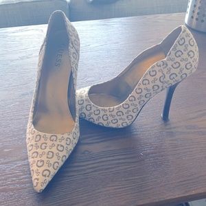 Guess High Heels - Cream/Tan
